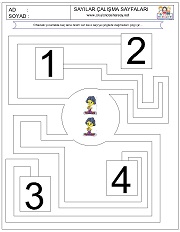 okul öncesi çizgi çalışma sayfaları